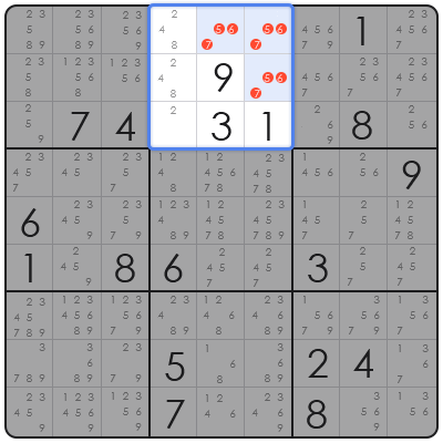 sudoku game board